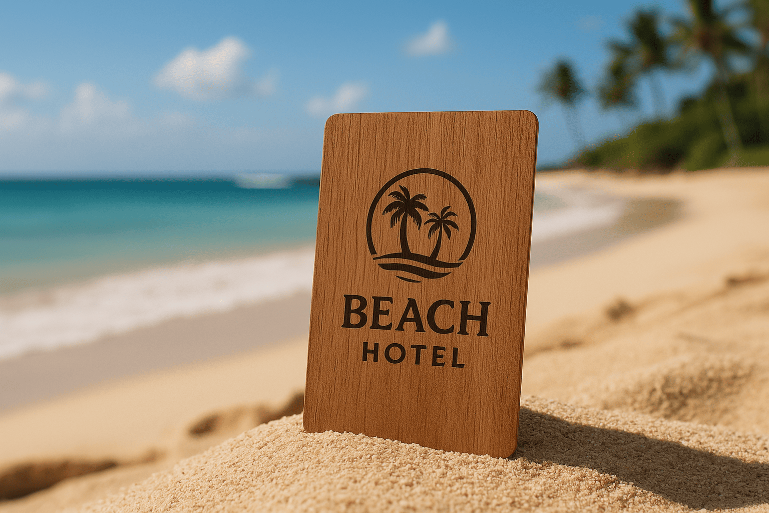 EcoKey Premium Wooden Key Card